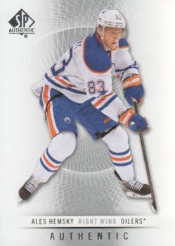 #18 Ales Hemsky - Edmonton Oilers - 2012-13 SP Authentic Hockey
