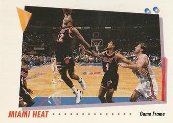 #418 Miami Heat - Miami Heat - 1991-92 SkyBox Basketball