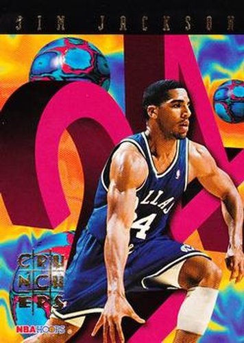 #18 Jim Jackson - Dallas Mavericks - 1995-96 Hoops Basketball - Number Crunchers