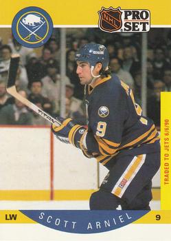 #18 Scott Arniel - Buffalo Sabres - 1990-91 Pro Set Hockey