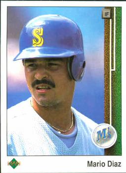 #318 Mario Diaz - Seattle Mariners - 1989 Upper Deck Baseball