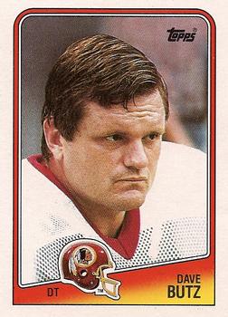 #18 Dave Butz - Washington Redskins - 1988 Topps Football