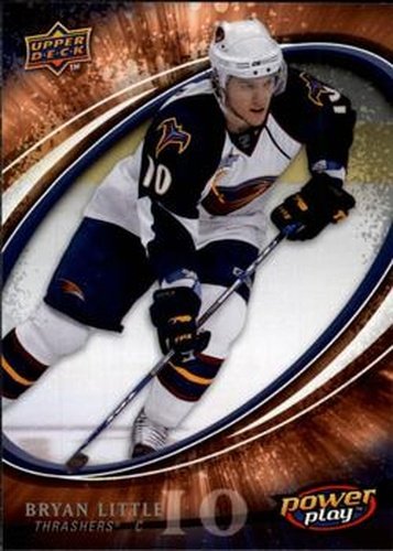 #18 Bryan Little - Atlanta Thrashers - 2008-09 Upper Deck Power Play Box Set Hockey