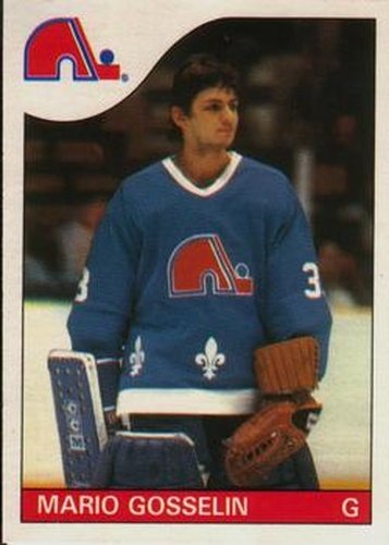 #18 Mario Gosselin - Quebec Nordiques - 1985-86 O-Pee-Chee Hockey