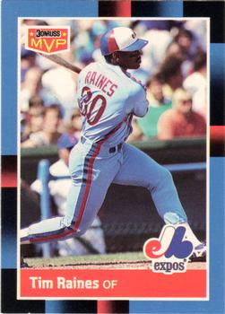 #BC-18 Tim Raines - Montreal Expos - 1988 Donruss Baseball - Bonus MVP's