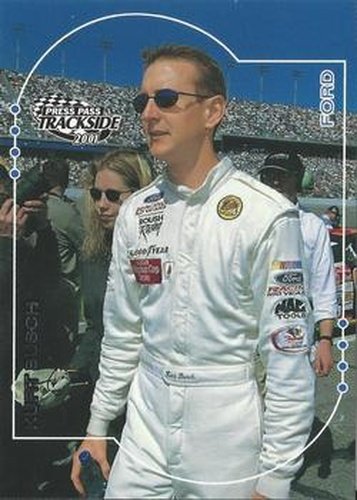 #18 Kurt Busch - Roush Racing - 2001 Press Pass Trackside Racing