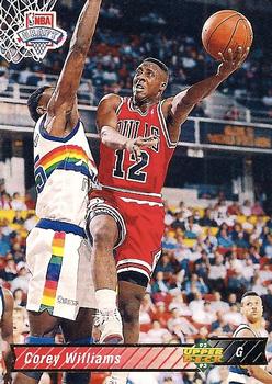 #18 Corey Williams - Chicago Bulls - 1992-93 Upper Deck Basketball