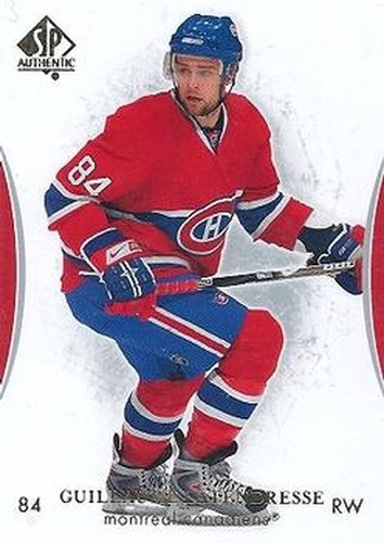 #18 Guillaume Latendresse - Montreal Canadiens - 2007-08 SP Authentic Hockey