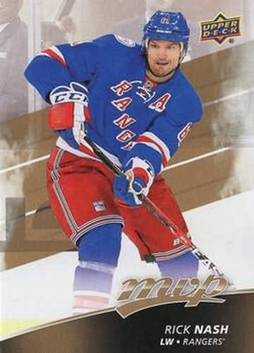 #18 Rick Nash - New York Rangers - 2017-18 Upper Deck MVP Hockey