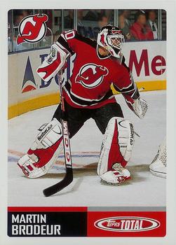 #TTC18 Martin Brodeur - New Jersey Devils - 2002-03 Topps Total Hockey - Team Checklists