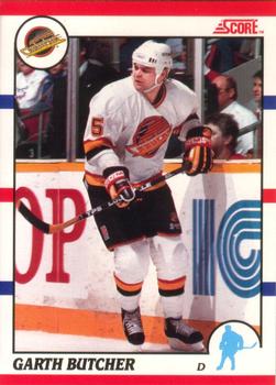 #18 Garth Butcher - Vancouver Canucks - 1990-91 Score Canadian Hockey