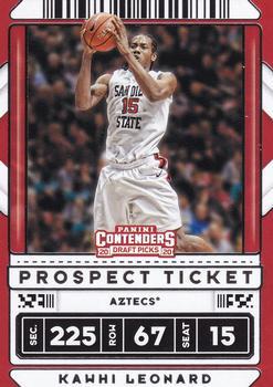 #18b Kawhi Leonard - San Diego State Aztecs - 2020 Panini Contenders Draft Picks Basketball