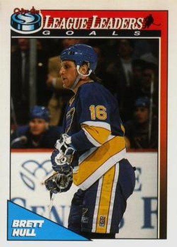 #190 Brett Hull - St. Louis Blues - 1991-92 O-Pee-Chee Hockey