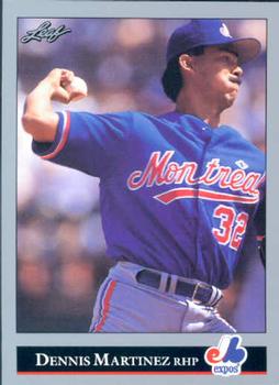 #190 Dennis Martinez - Montreal Expos - 1992 Leaf Baseball