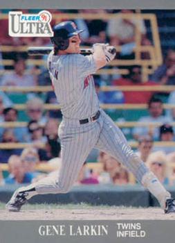 #190 Gene Larkin - Minnesota Twins - 1991 Ultra Baseball