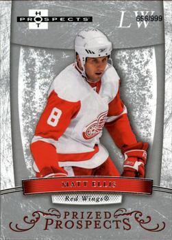 #190 Matt Ellis - Detroit Red Wings - 2007-08 Fleer Hot Prospects Hockey