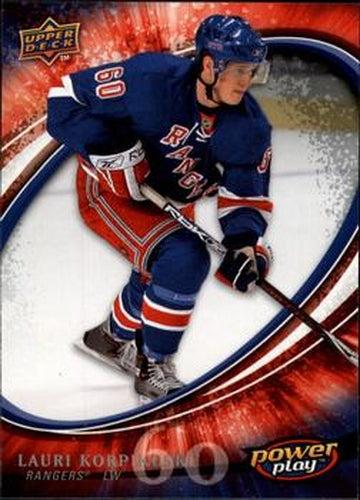 #190 Lauri Korpikoski - New York Rangers - 2008-09 Upper Deck Power Play Box Set Hockey