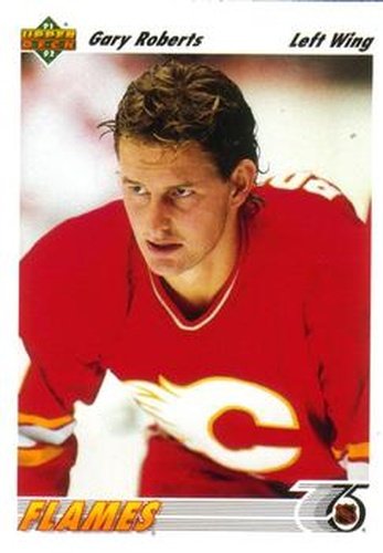 #190 Gary Roberts - Calgary Flames - 1991-92 Upper Deck Hockey