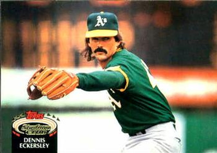 #190 Dennis Eckersley - Oakland Athletics - 1992 Stadium Club Baseball