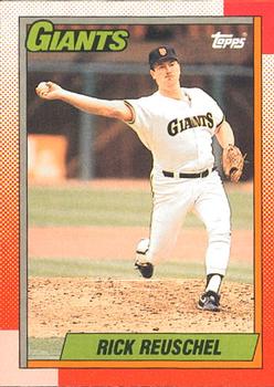 #190 Rick Reuschel - San Francisco Giants - 1990 O-Pee-Chee Baseball