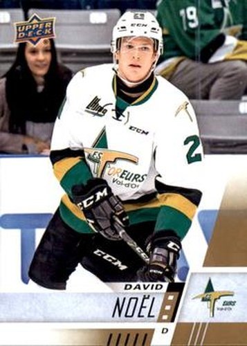 #190 David Noel - Val-d'Or Foreurs - 2017-18 Upper Deck CHL Hockey