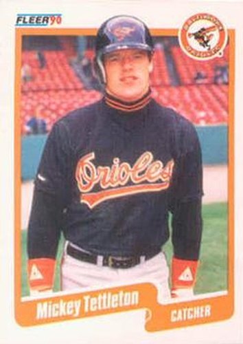 #190 Mickey Tettleton - Baltimore Orioles - 1990 Fleer USA Baseball