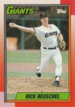 #190 Rick Reuschel - San Francisco Giants - 1990 Topps Baseball