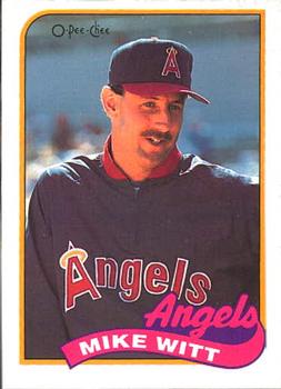 #190 Mike Witt - California Angels - 1989 O-Pee-Chee Baseball
