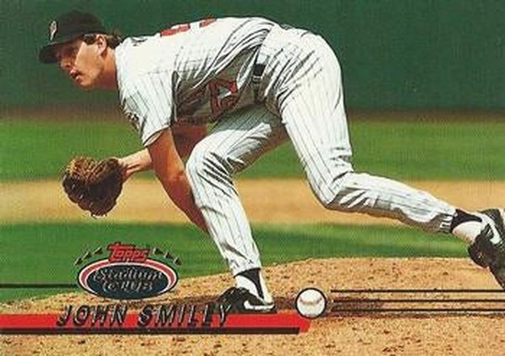 #190 John Smiley - Minnesota Twins - 1993 Stadium Club Baseball
