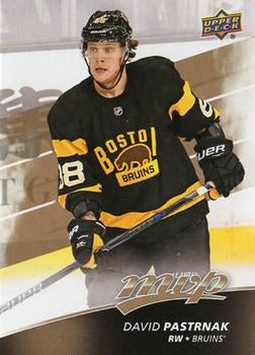 #190 David Pastrnak - Boston Bruins - 2017-18 Upper Deck MVP Hockey