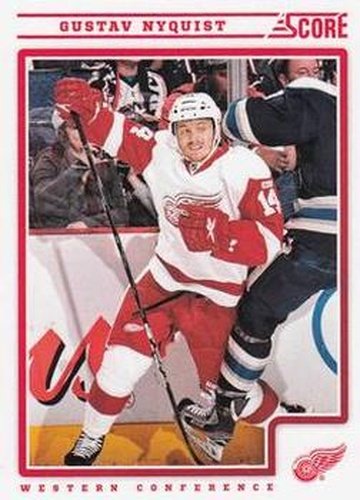 #190 Gustav Nyquist - Detroit Red Wings - 2012-13 Score Hockey