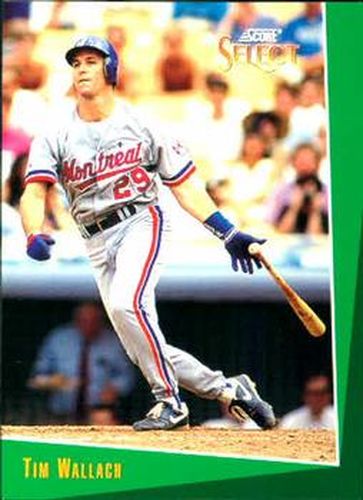#190 Tim Wallach - Montreal Expos - 1993 Select Baseball