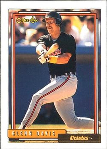 #190 Glenn Davis - Baltimore Orioles - 1992 O-Pee-Chee Baseball