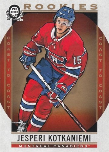 #190 Jesperi Kotkaniemi - Montreal Canadiens - 2018-19 O-Pee-Chee Coast to Coast Hockey