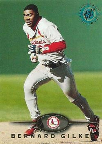 #190 Bernard Gilkey - St. Louis Cardinals - 1995 Stadium Club Baseball