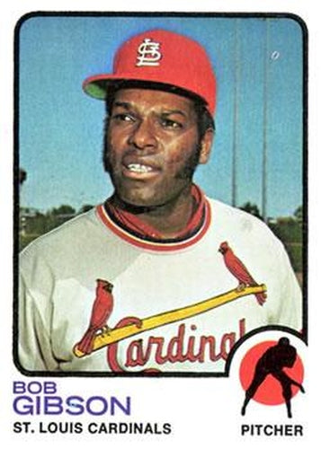 #190 Bob Gibson - St. Louis Cardinals - 1973 Topps Baseball