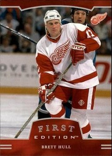 #190 Brett Hull - Detroit Red Wings - 2002-03 Be a Player First Edition Hockey