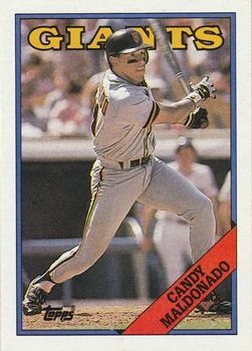 #190 Candy Maldonado - San Francisco Giants - 1988 Topps Baseball