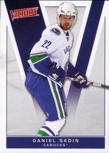 #190 Daniel Sedin - Vancouver Canucks - 2010-11 Upper Deck Victory Hockey
