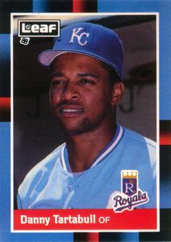 #190 Danny Tartabull - Kansas City Royals - 1988 Leaf Baseball