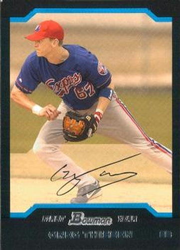 #190 Greg Thissen - Montreal Expos - 2004 Bowman Baseball