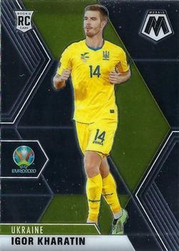 #190 Igor Kharatin - Ukraine - 2021 Panini Mosaic UEFA EURO Soccer