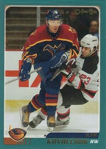 #190 Ilya Kovalchuk - Atlanta Thrashers - 2003-04 O-Pee-Chee Hockey