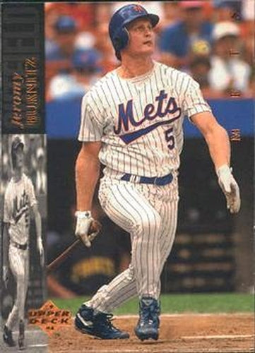 #190 Jeromy Burnitz - New York Mets - 1994 Upper Deck Baseball