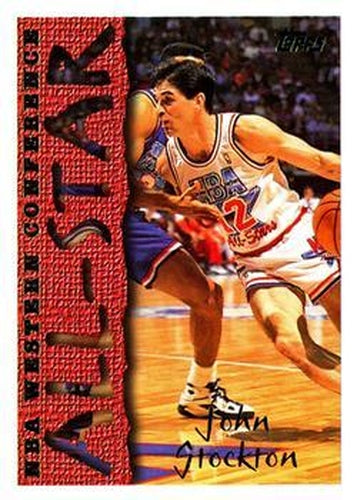 #190 John Stockton - Utah Jazz - 1994-95 Topps Basketball