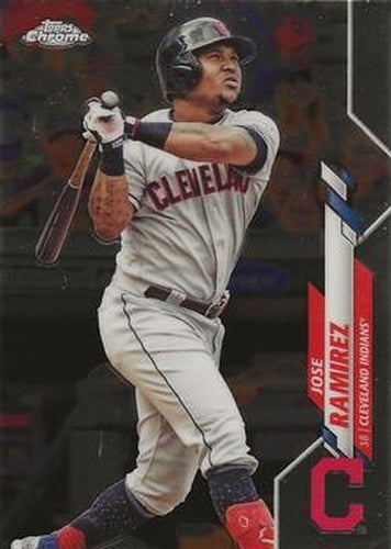 #190 Jose Ramirez - Cleveland Indians - 2020 Topps Chrome Baseball