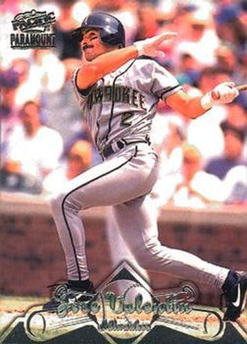 #190 Jose Valentin - Milwaukee Brewers - 1998 Pacific Paramount Baseball