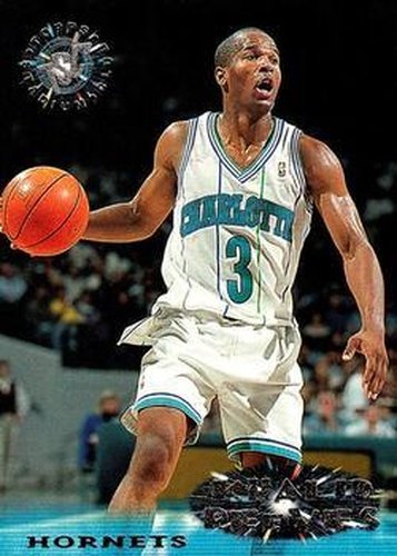 #190 Khalid Reeves - Charlotte Hornets - 1995-96 Stadium Club Basketball