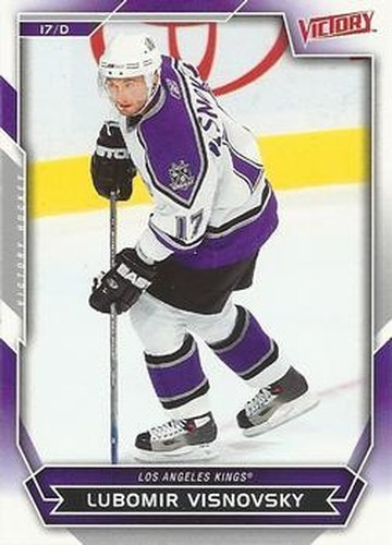 #190 Lubomir Visnovsky - Los Angeles Kings - 2007-08 Upper Deck Victory Hockey