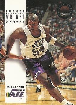 #190 Luther Wright - Utah Jazz - 1993-94 SkyBox Premium Basketball